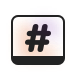Icon Hashtags 30