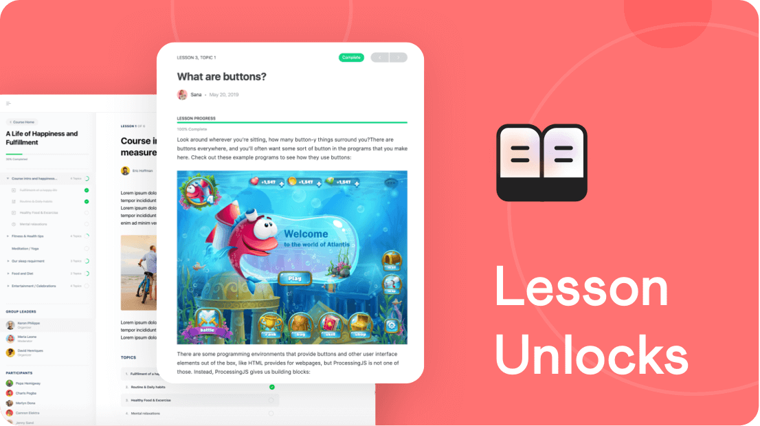 Lesson Unlocks Copy optimize