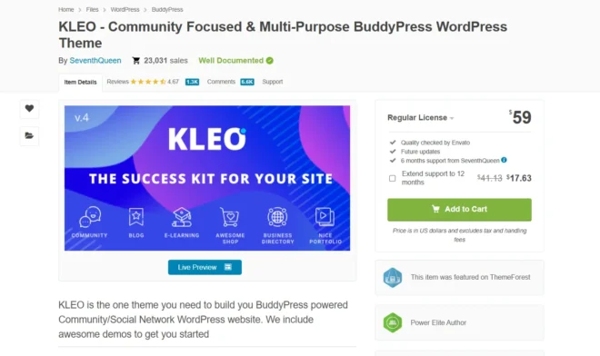 KLEO- Best WordPress Social Community Theme