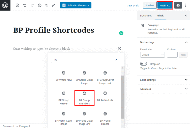 BP Profile Shortcodes Extra | BuddyBoss