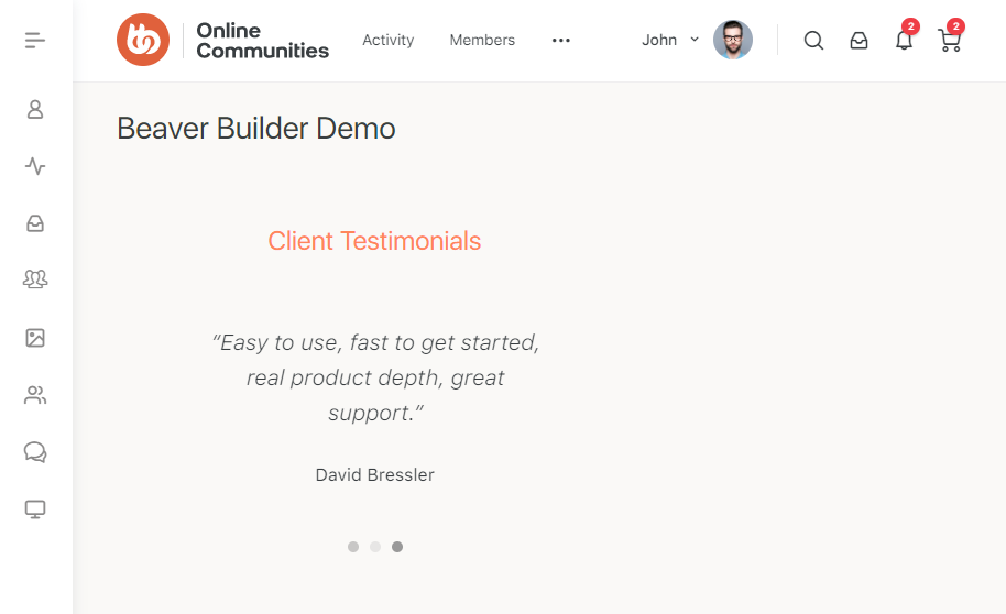 Beaver Builder   Page preview