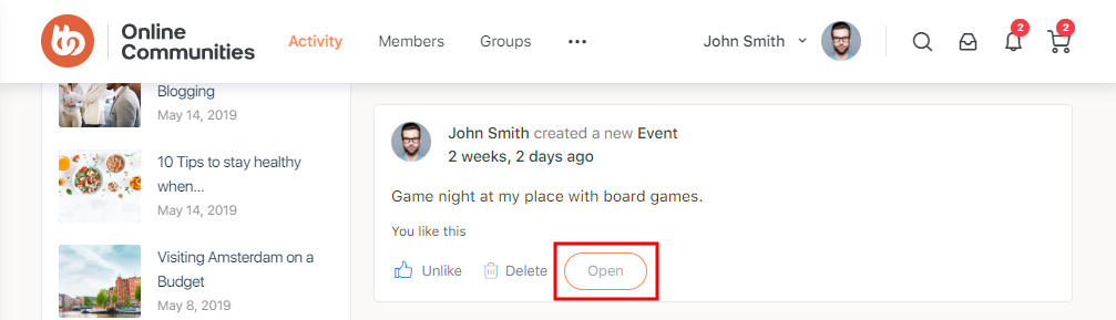 BuddyPress Lock Unlock Activity   Unocking an activity for comments