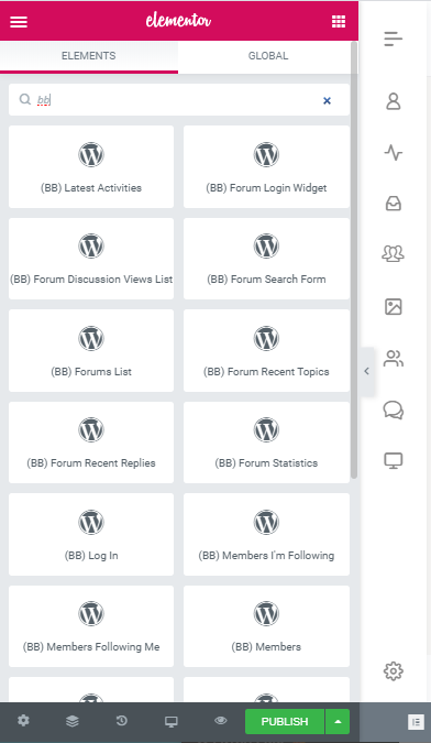 Elementor   BuddyBoss Widgets