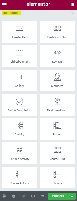 Elementor Member Dashboard   BuddyBoss widgets for Elementor and LearnDash