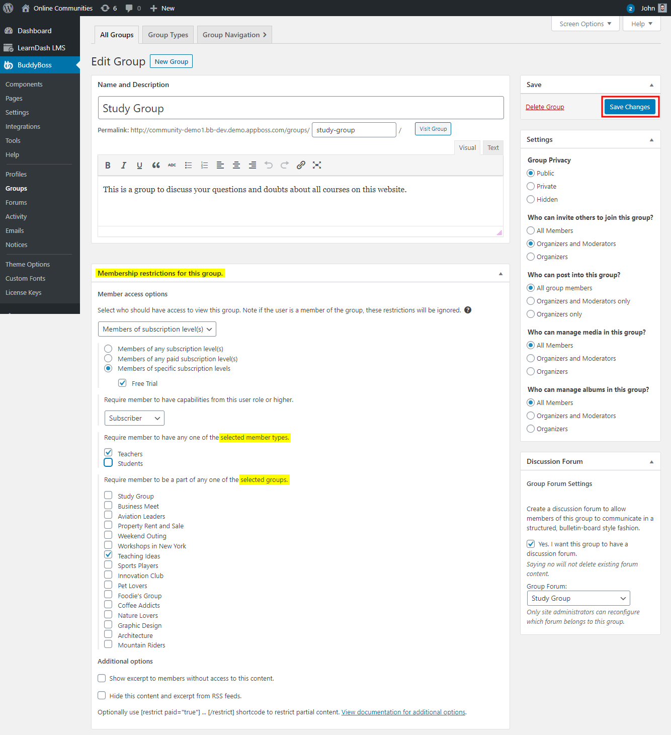 Restrict Content Pro e28093 Restricting Content Based On Member Type And Group Memberships | BuddyBoss Restrict Content Pro Restricting content based on member type and group memberships