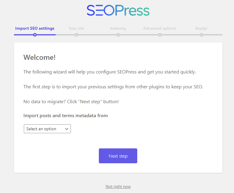 SEOPress  Setting up the plugin