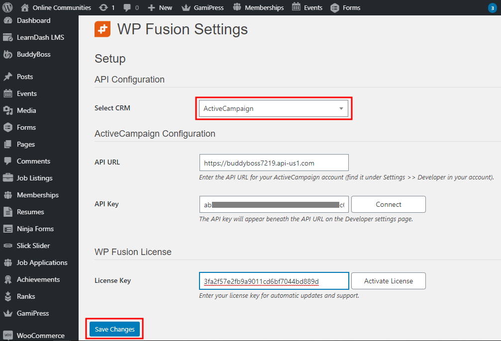 WP Fusion   Setting up the plugin