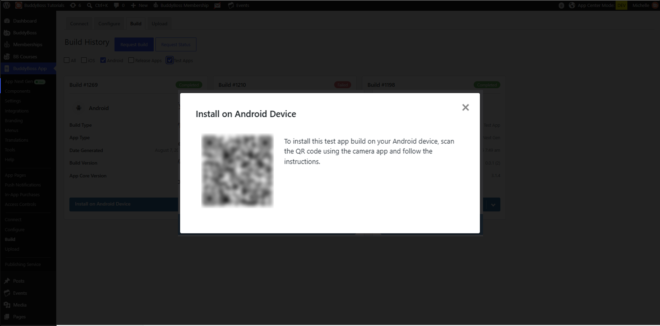BuddyBoss Android Test App Builds 