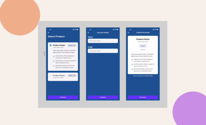 This screenshot shows a sample product page