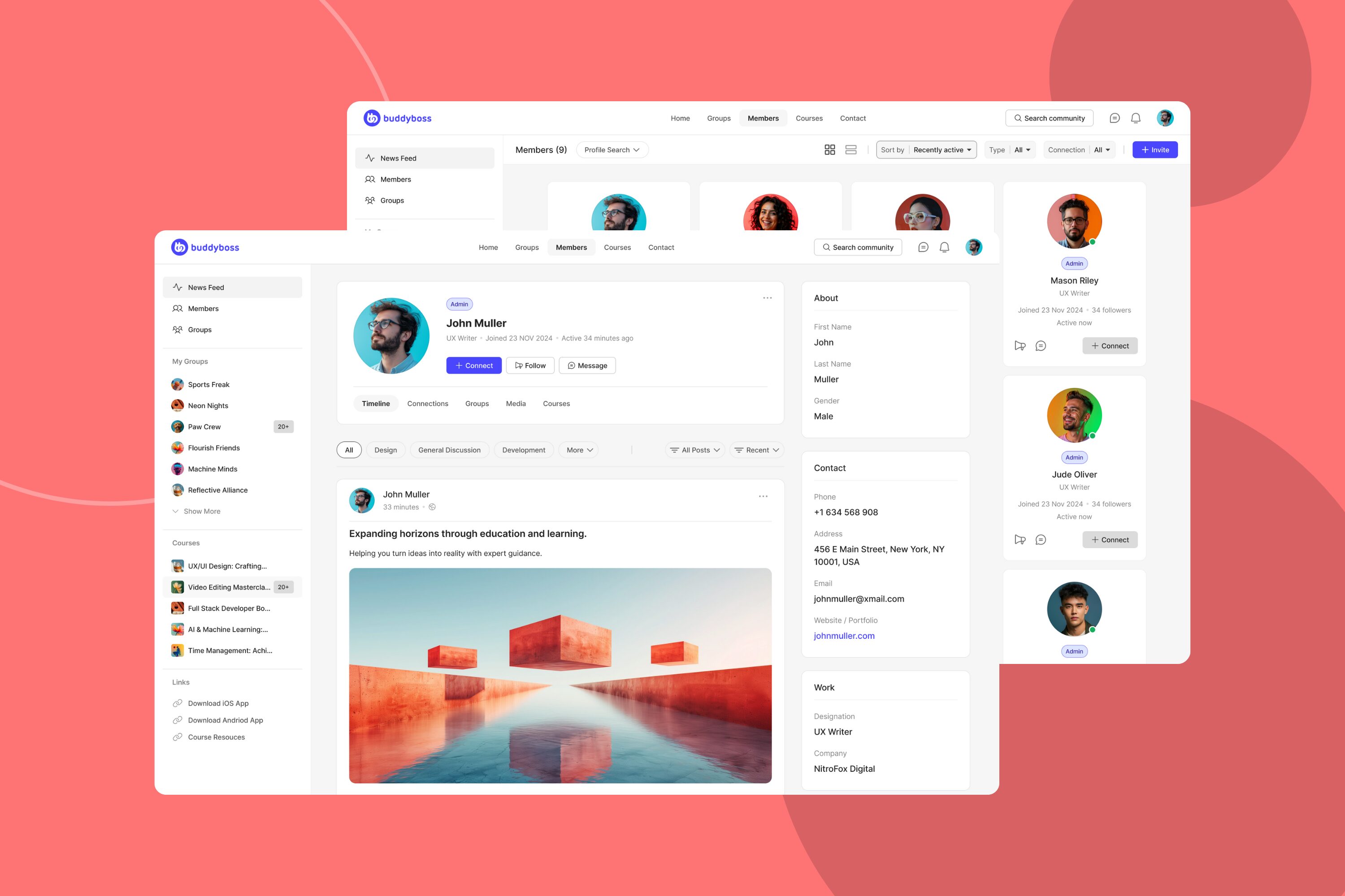 Readylaunch  free community platform