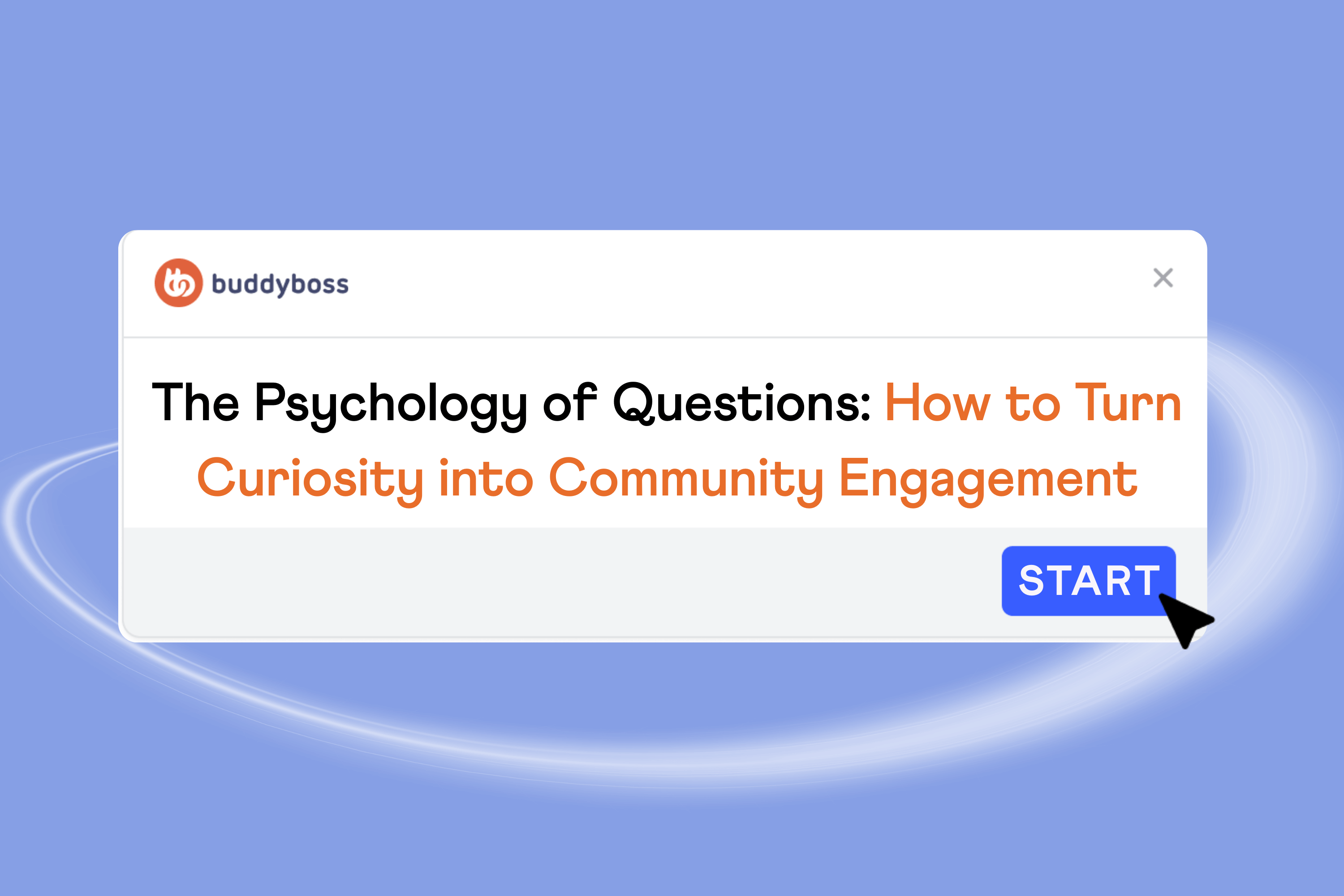 questions drive organic growth  buddyboss unanswered filter