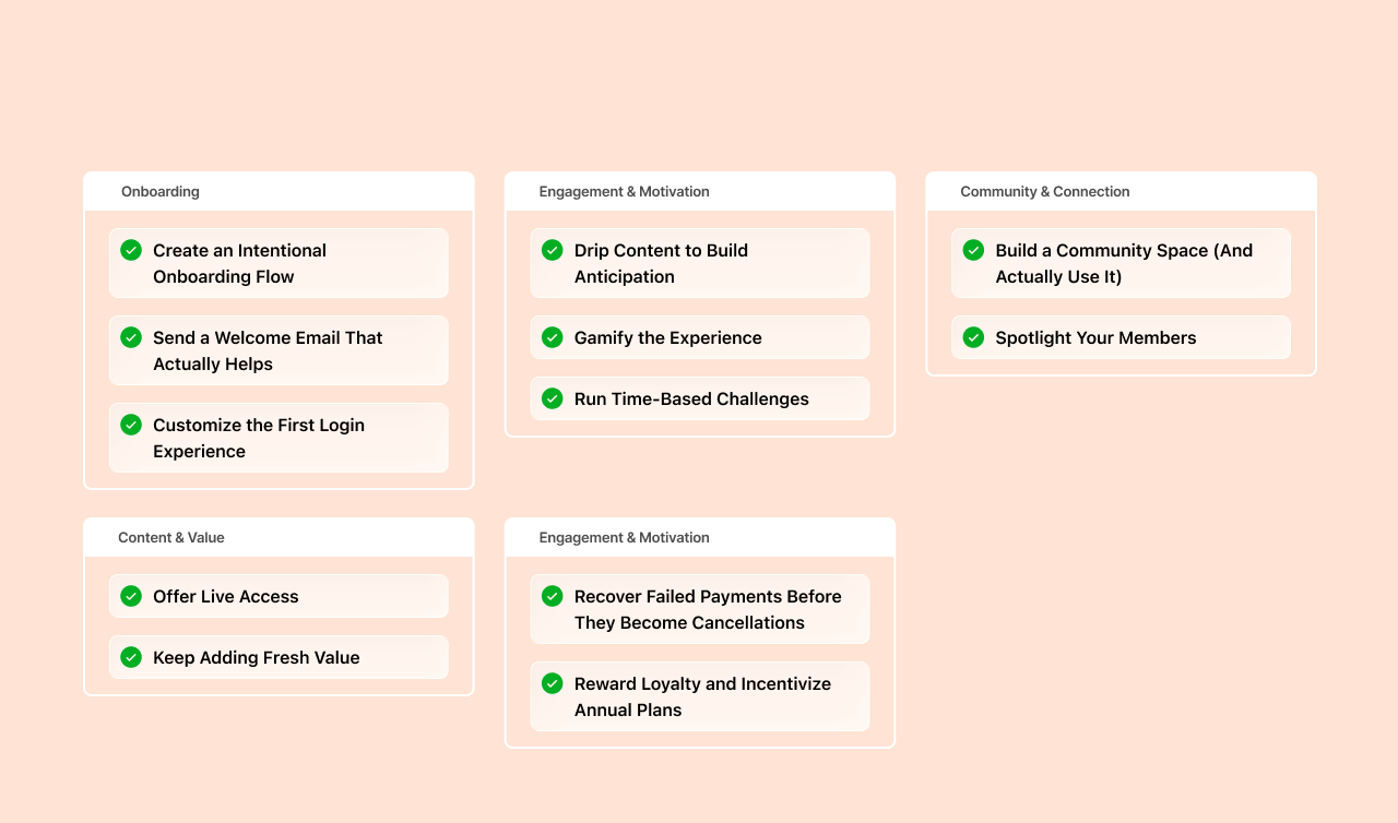 membership retention strategies
