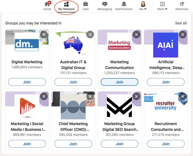 LinkedIn Industry Groups