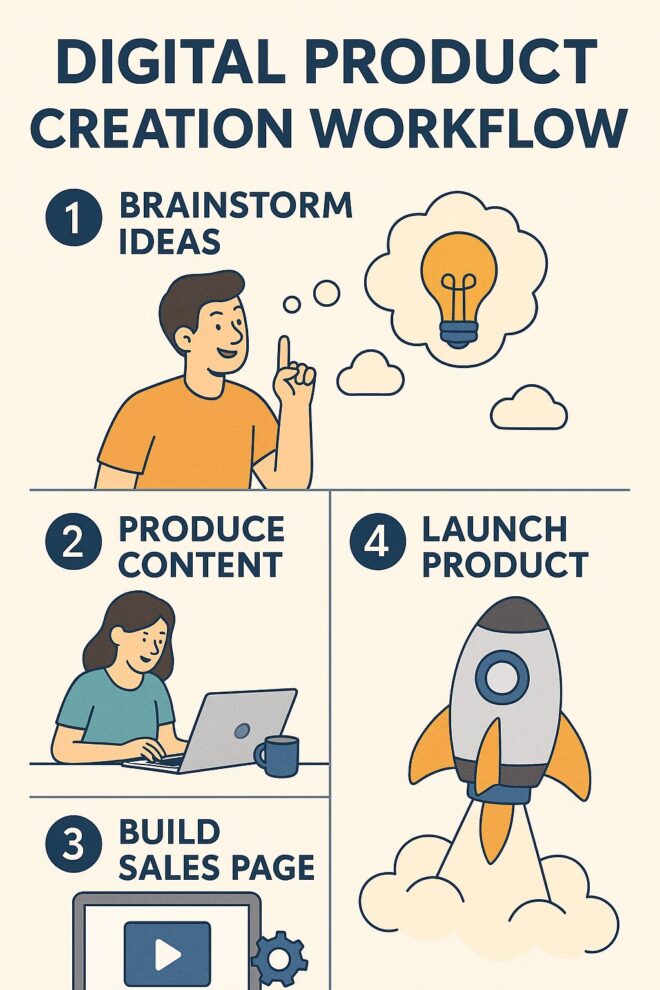 Digital Product Creation Workflow