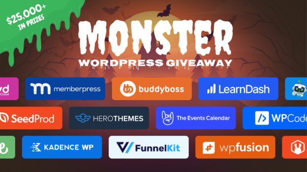 $25k Monster WordPress Giveaway