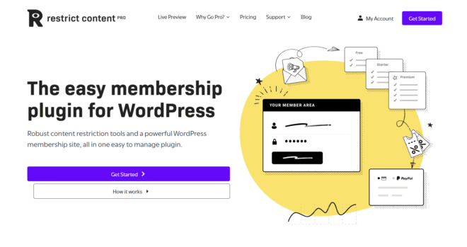 Restrict Content Pro