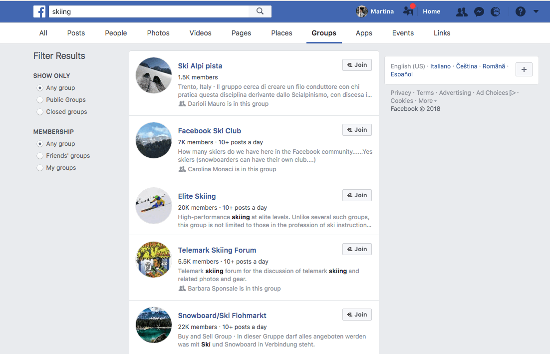 Facebook Group setup and posting