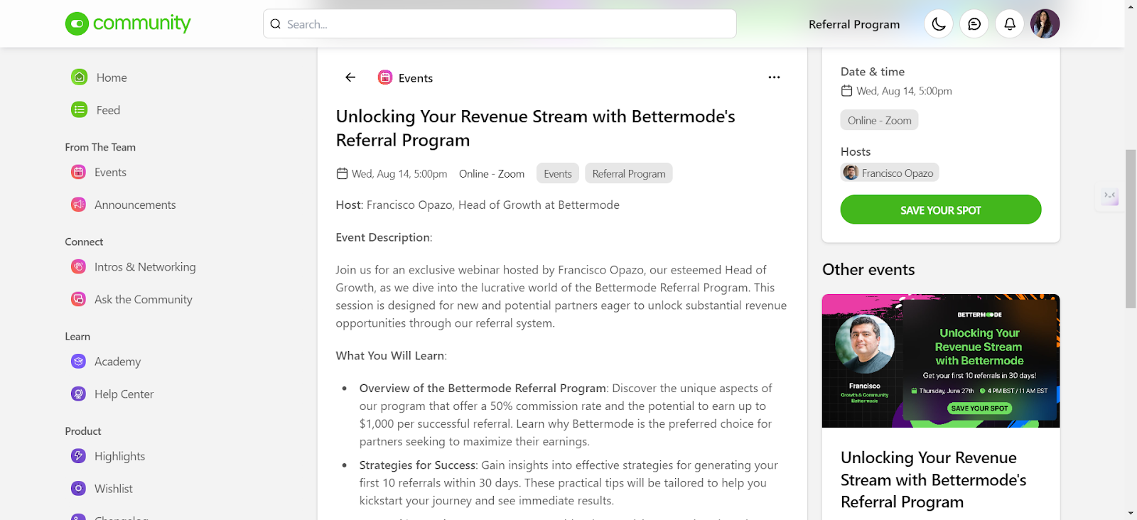 Bettermode Blocks builder customization