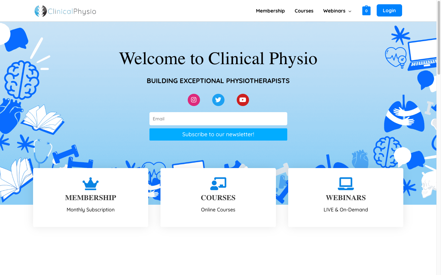 Clinical Physio homepage