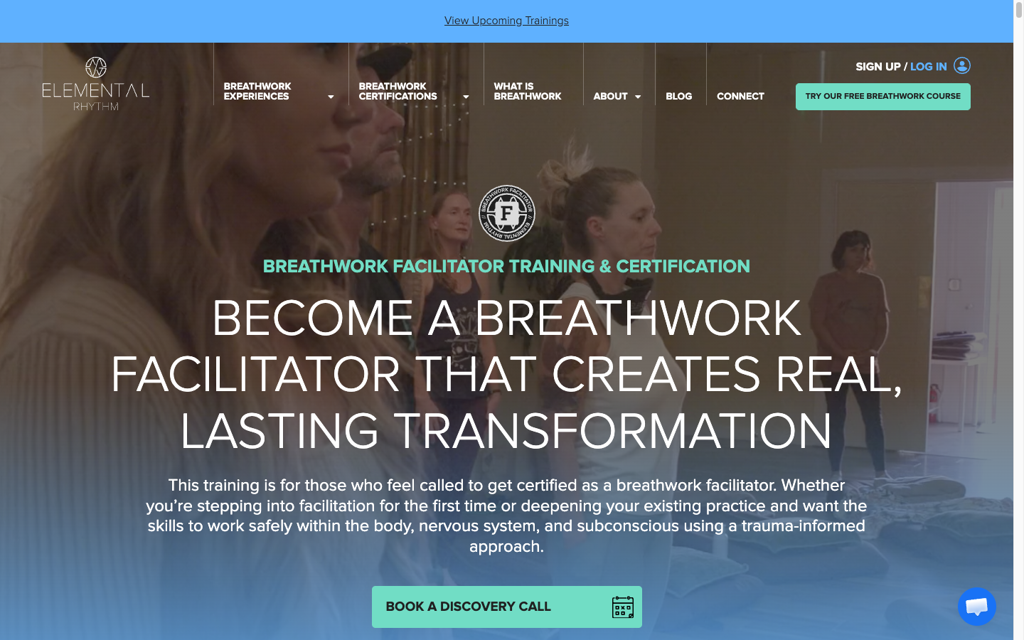 Elemental Rhythm Breathwork Facilitator Training and Certification