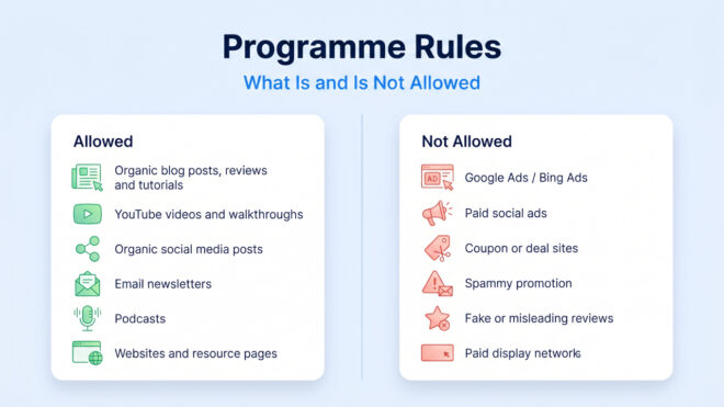 buddyboss affiliate Programme Rules