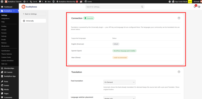 connecting universally to buddyboss | BuddyBoss connecting universally to buddyboss buddyboss universally integration