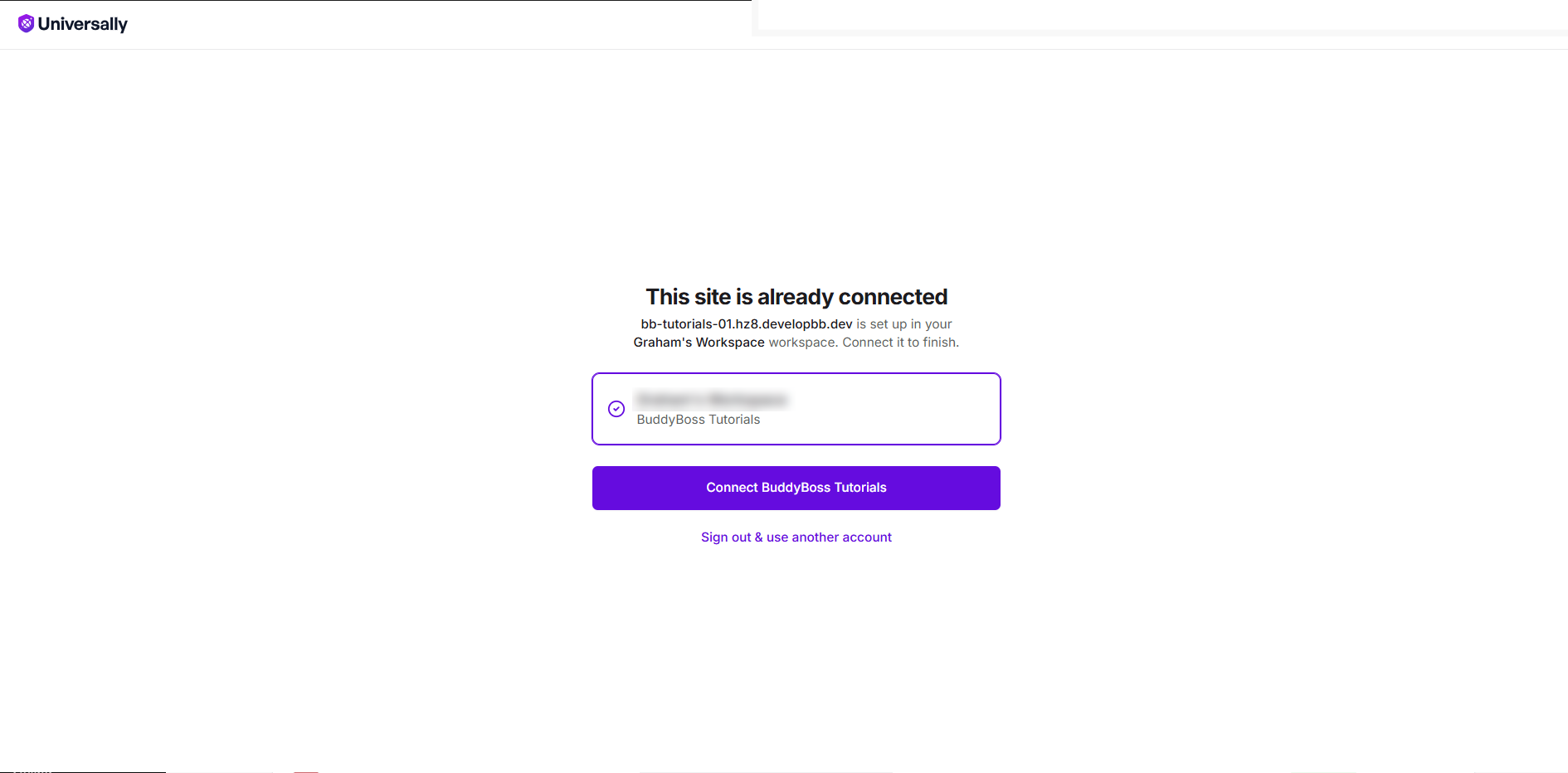 Install and Set Up Universally for BuddyBoss