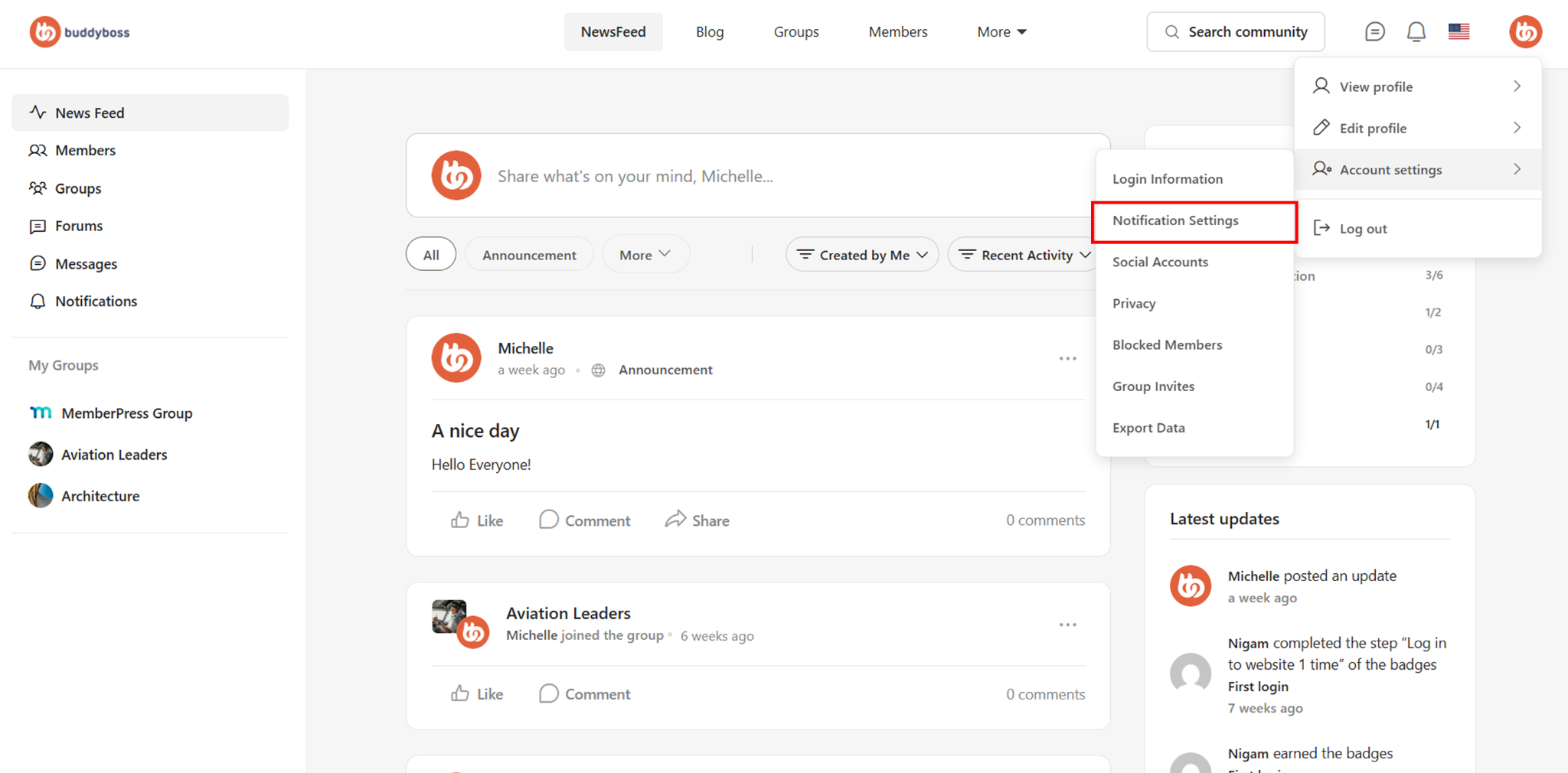 BuddyBoss Email Digest