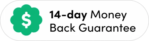 14-day money back guarantee